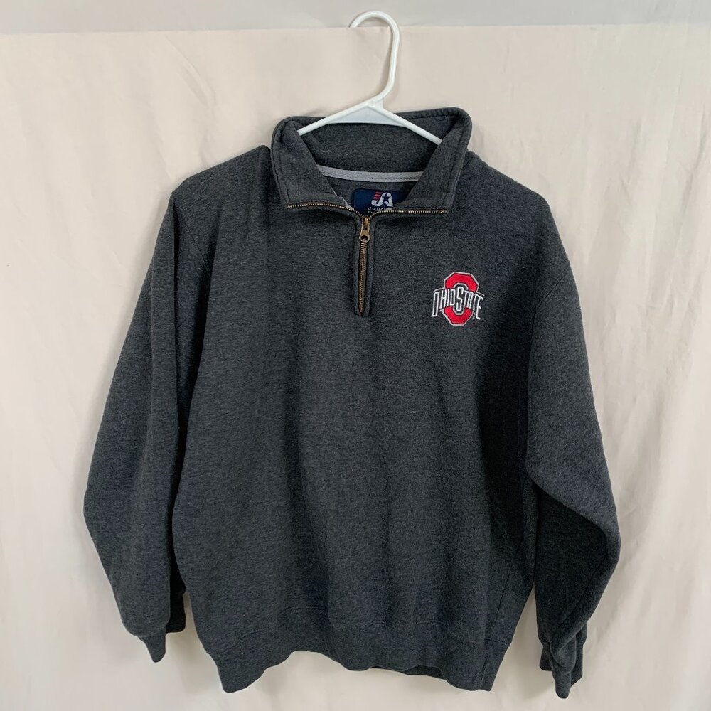 J. America Vintage Medium Ohio State Quarter-Zip
